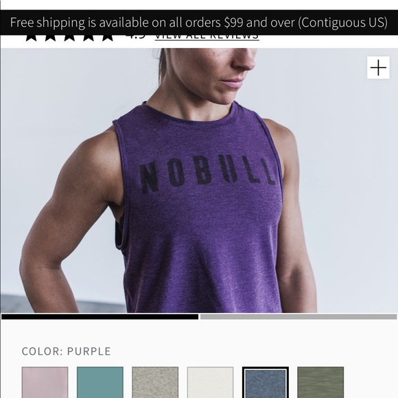 NOBULL Tops - Nobull Crop Muscle Tank Size Small